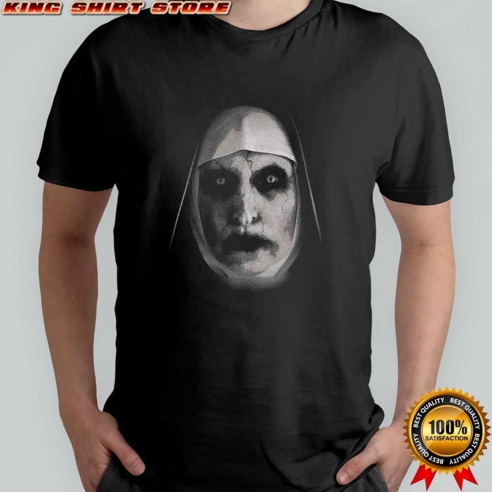 The Nun The Conjuring big face graphic Halloween shirt