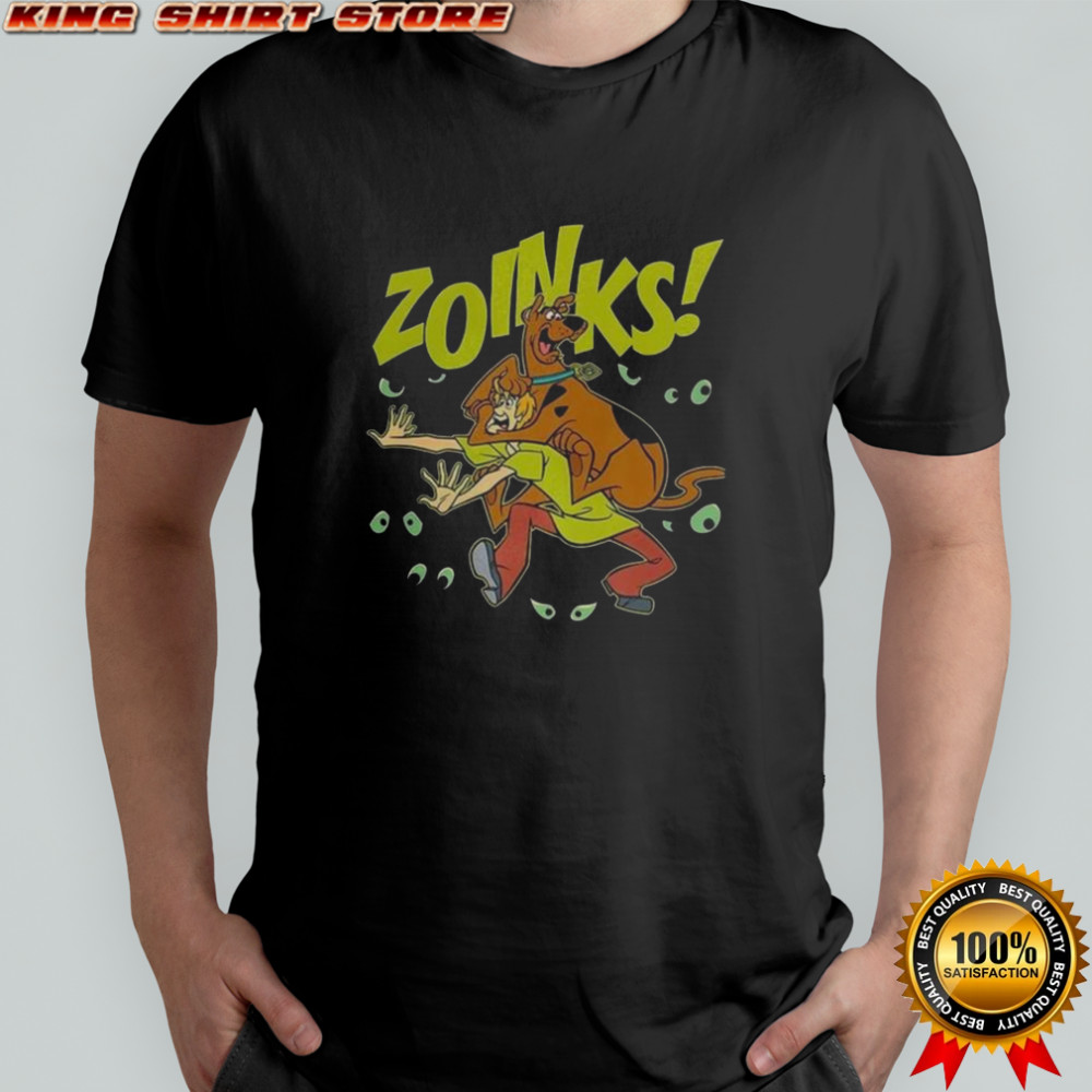 The Scooby-Doo And Shaggy Rogers Vintage Cartoon Zoinks T-Shirt