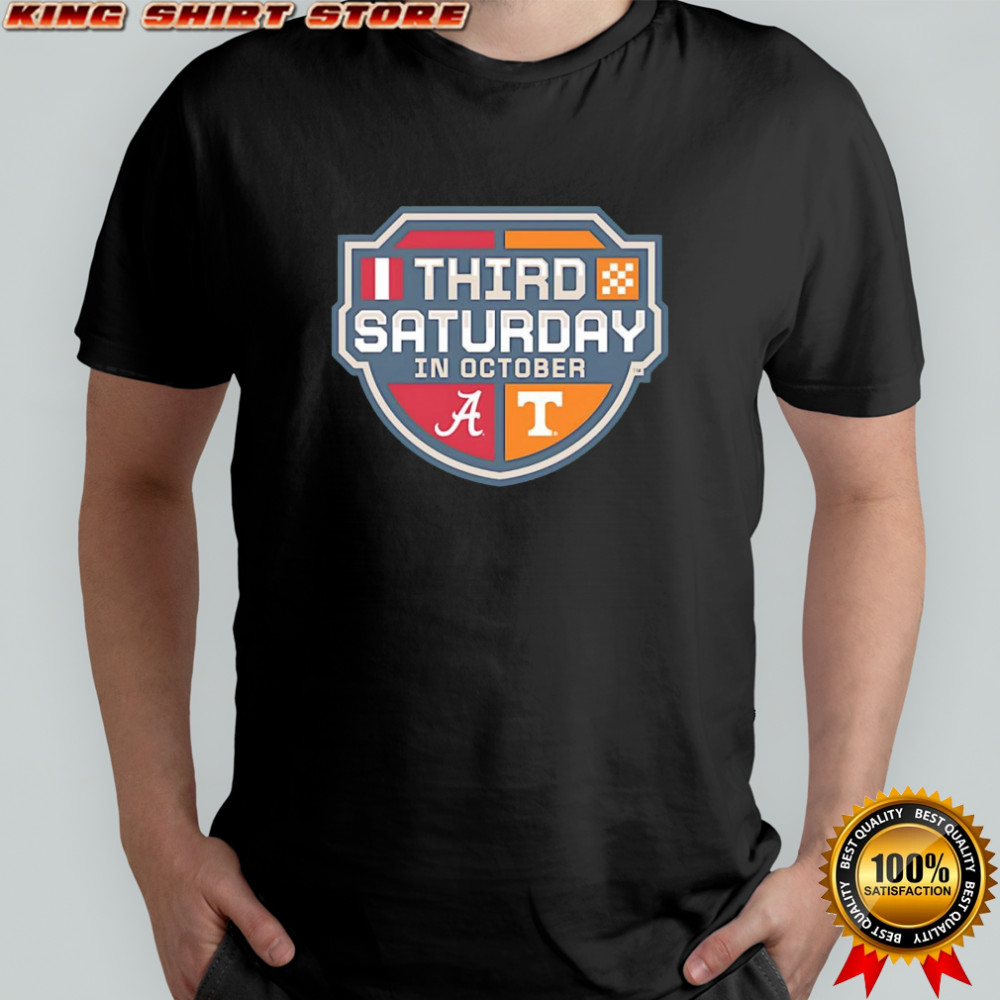 Third October Alamaba Crimson Tide vs Tennessee Volunteers logo shirt