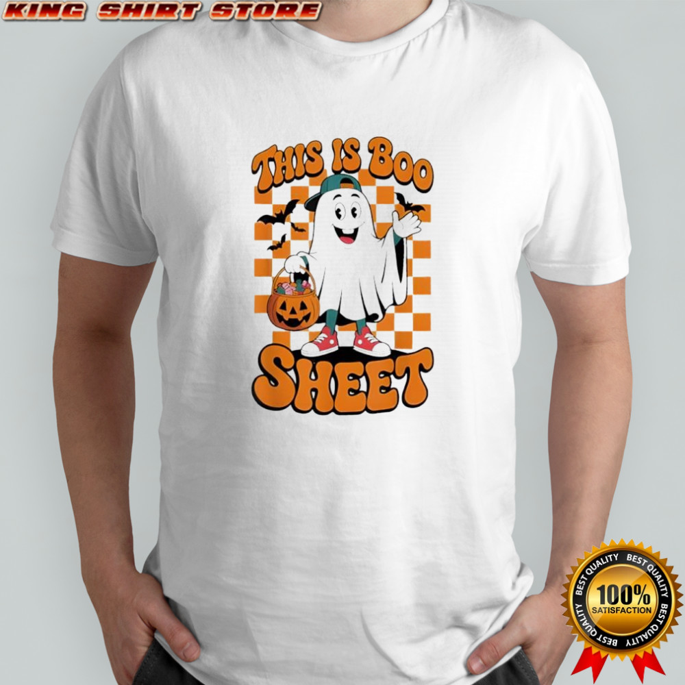 This is Boo Sheet Funny Halloween Ghost Baseball shirt