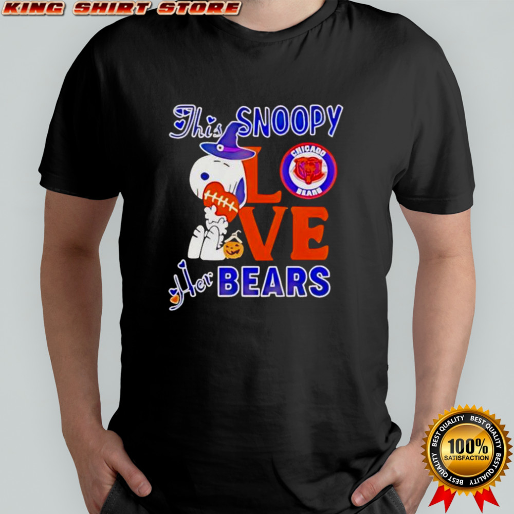 This Snoopy Love Her Chicago Bears T-Shirt
