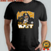 T.J. Watt Pittsburgh Steelers football caricature player graphic shirt
