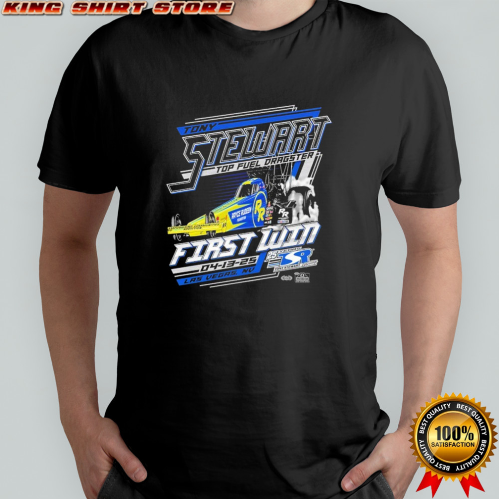 Tony Stewart First Top Fuel Win Las vegas NV 25 Years Tony Stewart Racing T-Shirt