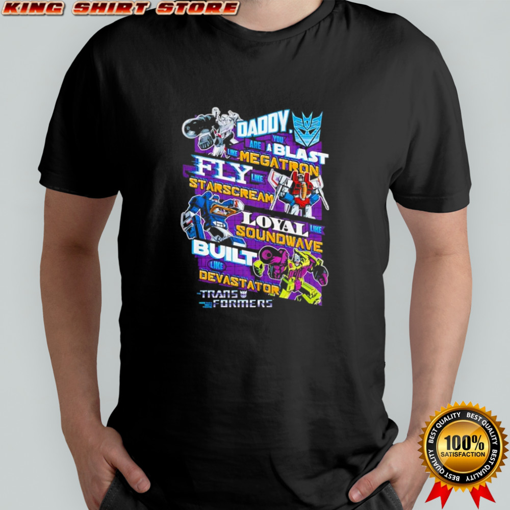Transformers Decepticons Father’s Day Megatron Starscream Soundwave Devastator logo shirt