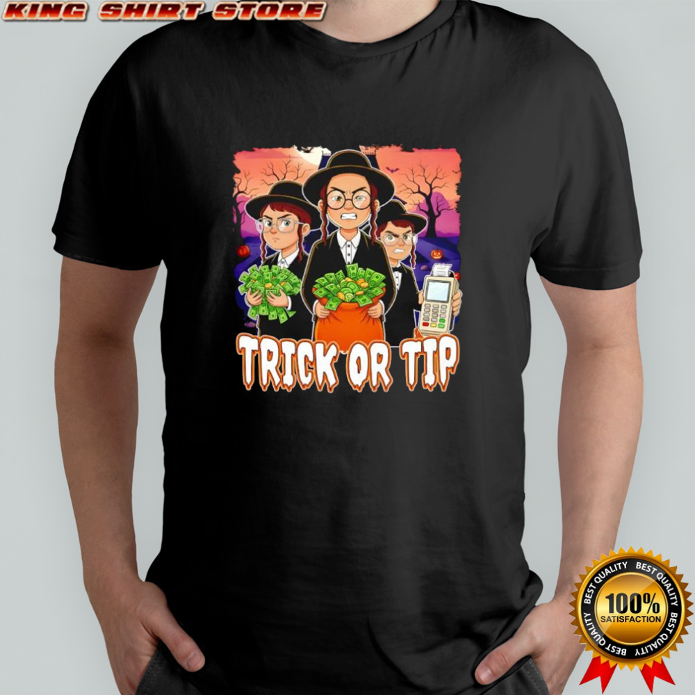 Trick or tip Halloween shirt