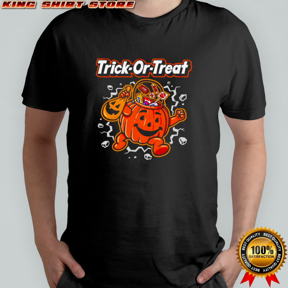 Trick-Or-Treat Pumpkin Man shirt