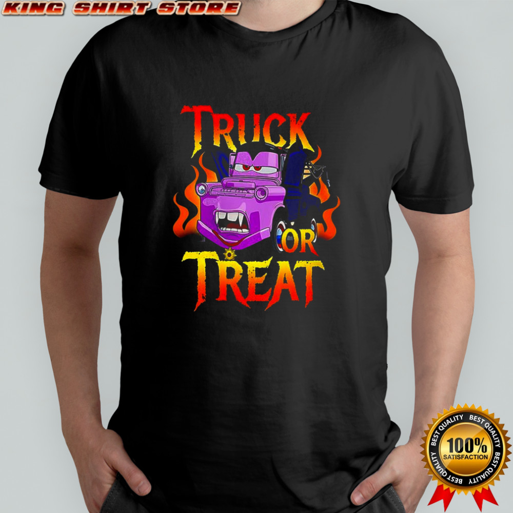 Truck or treat Disney Pixar Cars Halloween shirt