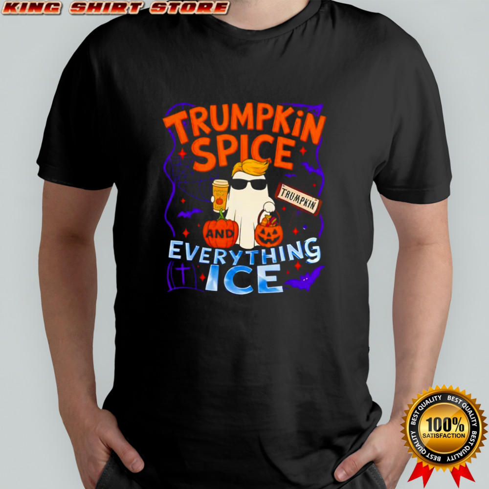 Trumpkin Spice and Everything Ice Pumpkin Spice Halloween Shirt