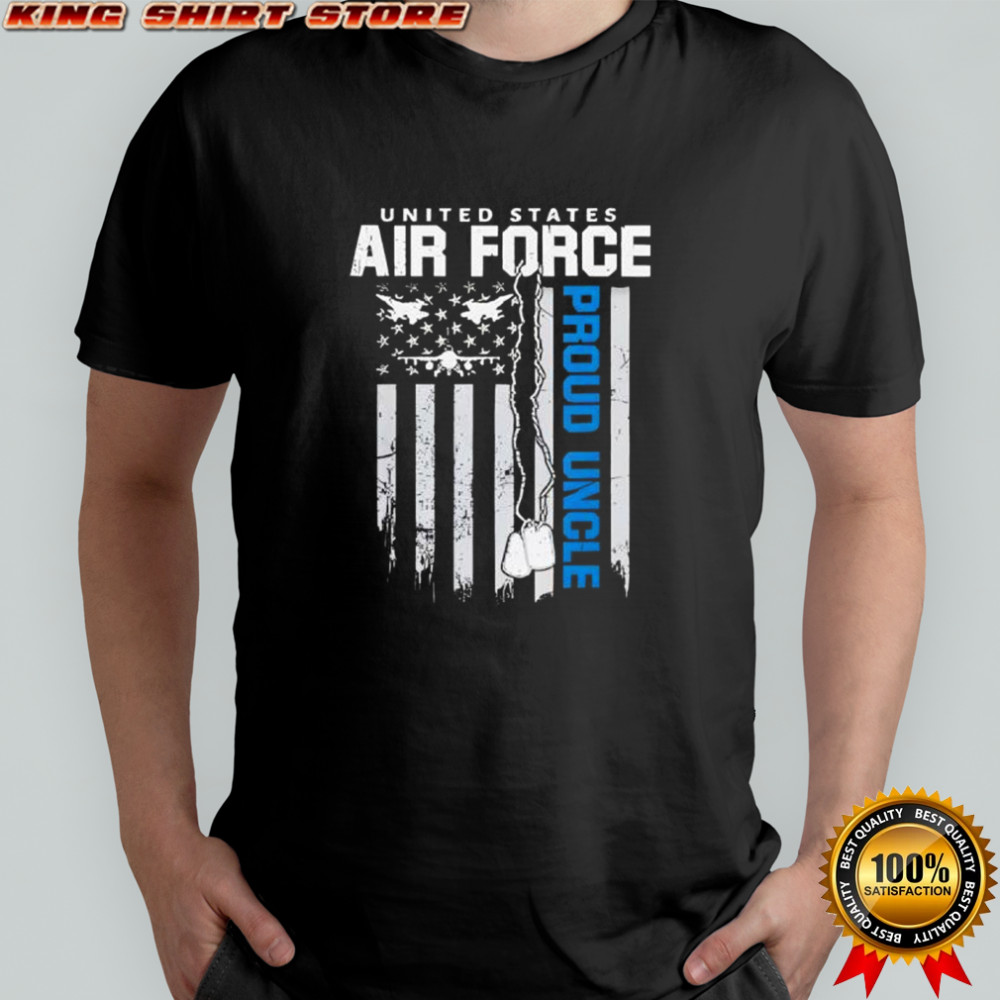 US Air Force Proud Uncle Flag American USAF shirt