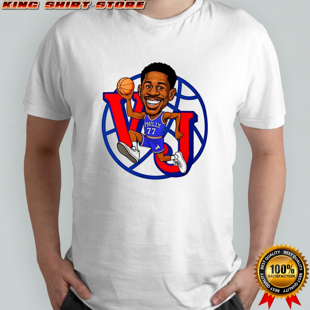 V. J. Edgecombe Philadelphia 76ers logo shirt