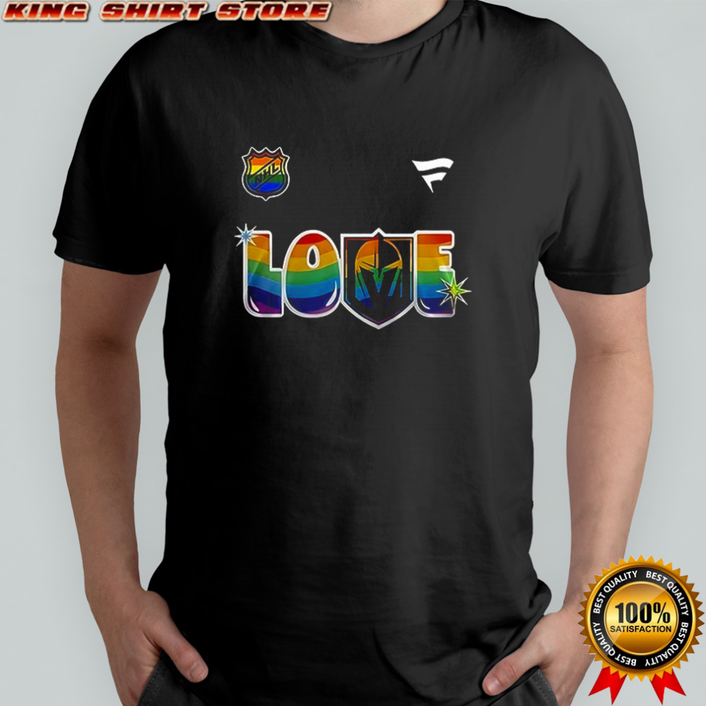 Vegas Golden Knights Love it’s Knights pride flag shirt