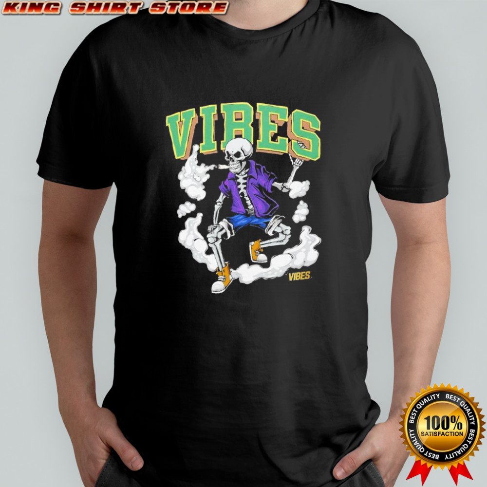 Vibes Skull & Cones Ciggarates T-shirt