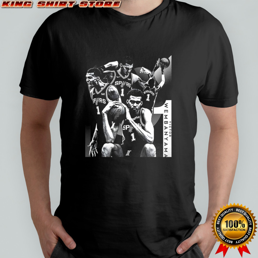 Victor Wembanyama San Antonio Spurs NBA player collage shirt