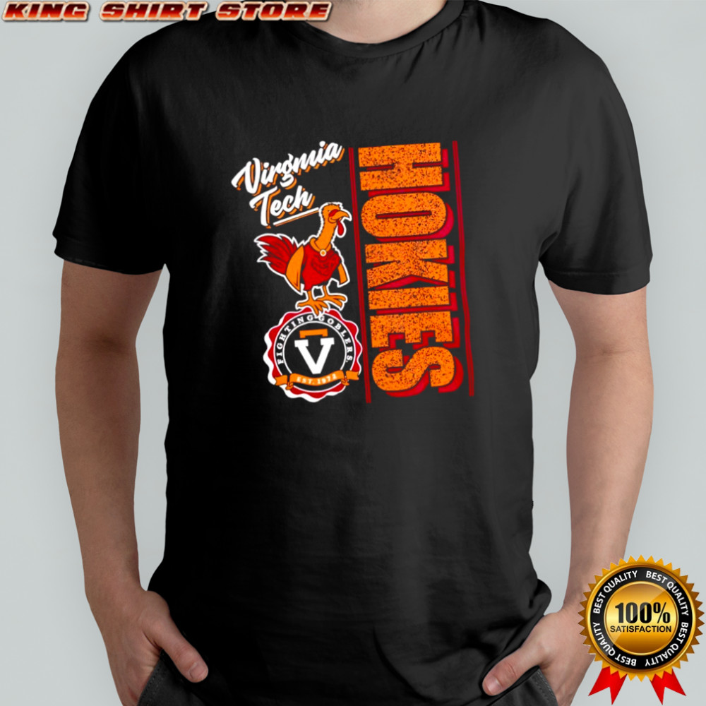 Virginia Tech Hokies 90s Texture Type shirt
