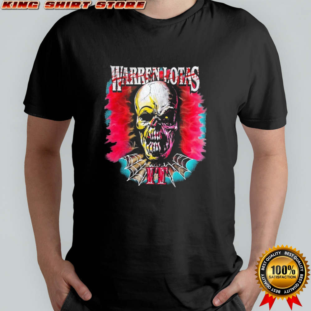 Warren Lotas IT Clown Halloween Skull T-shirt