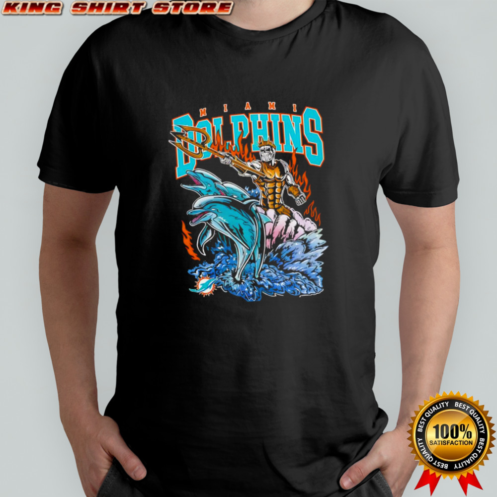 Warren Lotas x Miami Dolphins Charge skeleton shirt