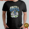 Warren Lotas x Seattle Seahawks Skyline skeleton shirt