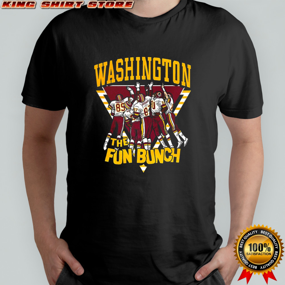 Washington Commanders football the fun bunch player graphic shirt
