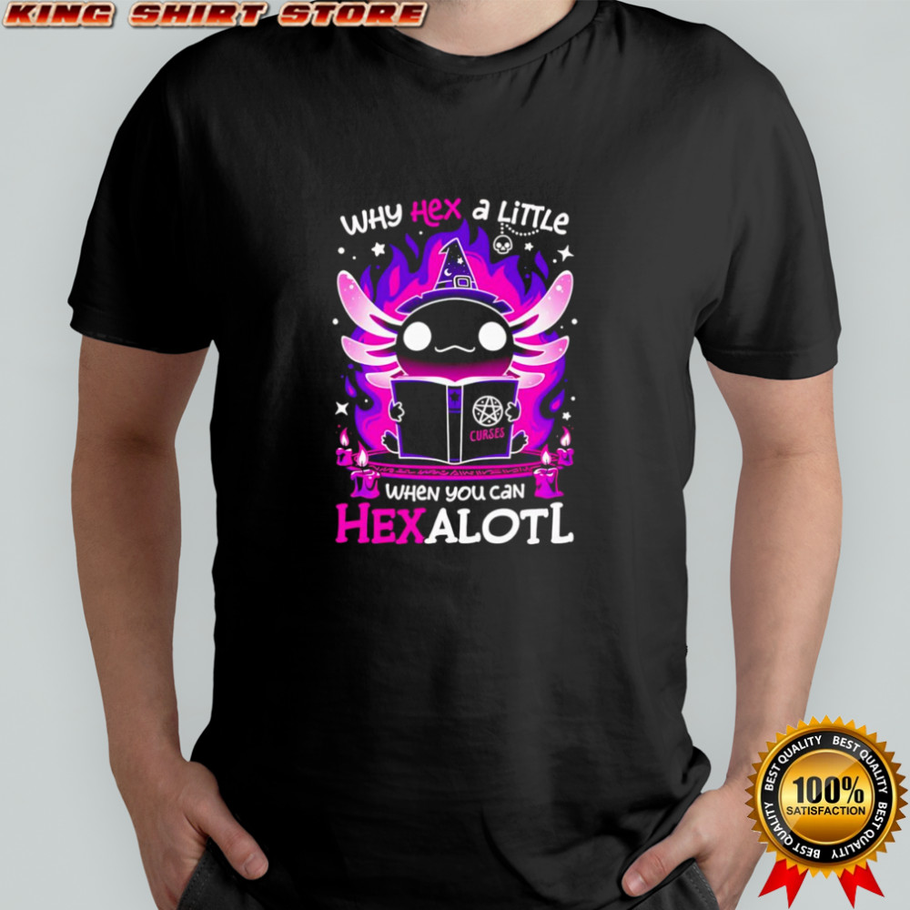 Why Hex a little when you can Hexalotl Halloween shirt