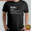Wife A person you vaguely know somehow See also Acquaintance shirt