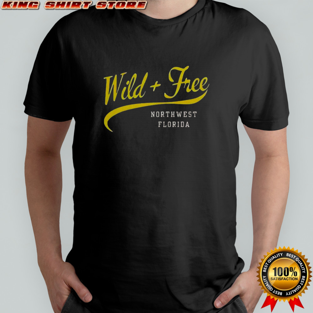 Wild And Free Northwest Florida Retro T-Shirt