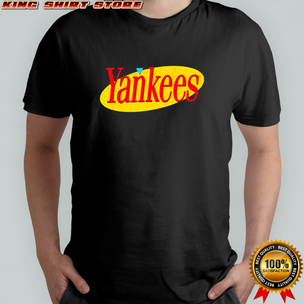 Yankees Baseball Team Retro Red Yellow Logo shirt
