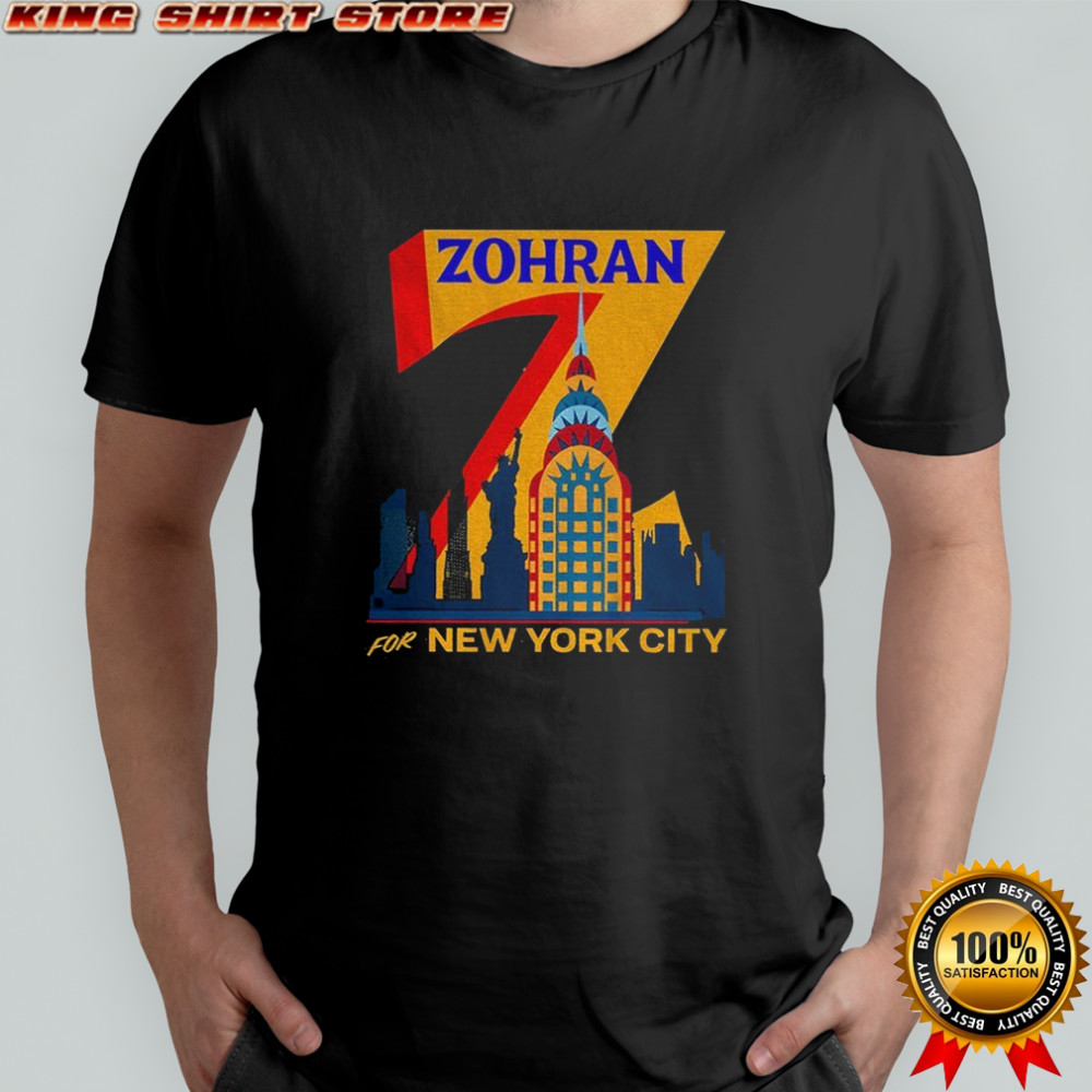 Zohran for Mayor of New York Tee Vote Zohran shirt