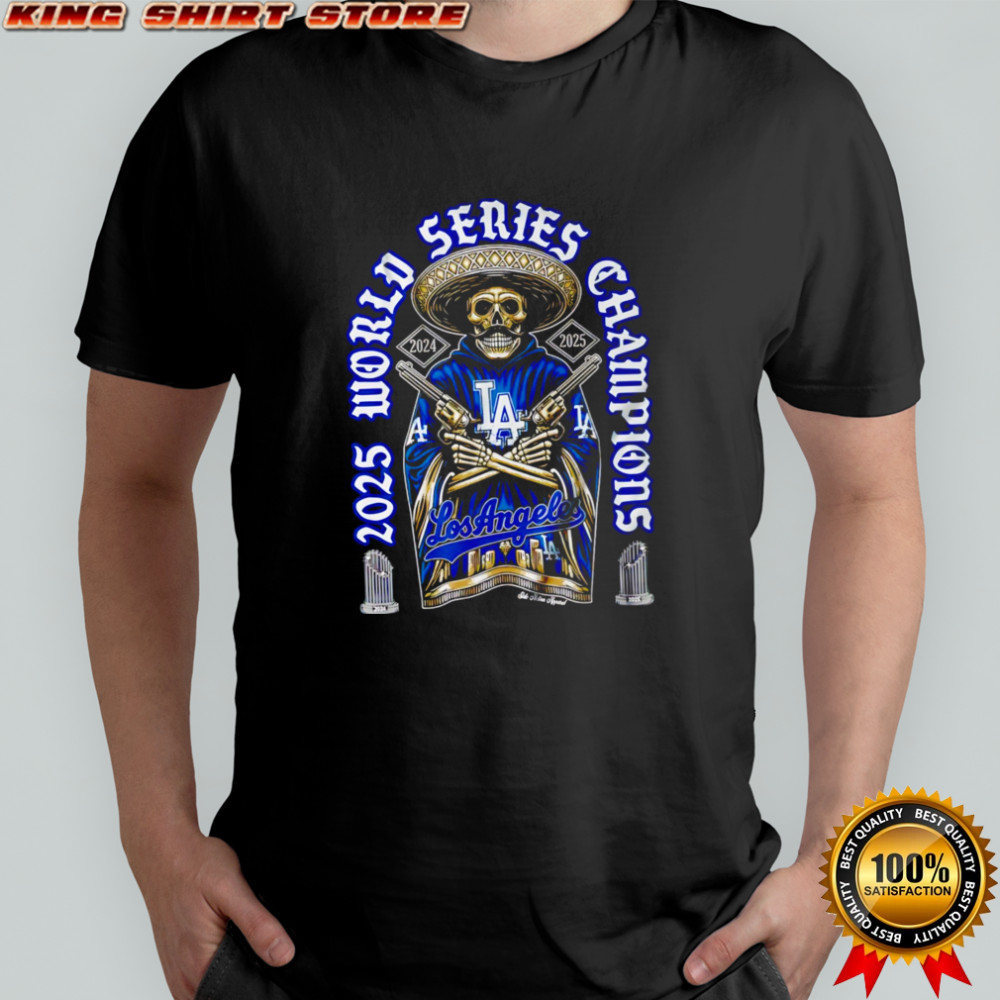 2025 Skull World Series Champions Los Angeles Dodgers shirt