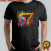 6 7 music notes six seven art shirt