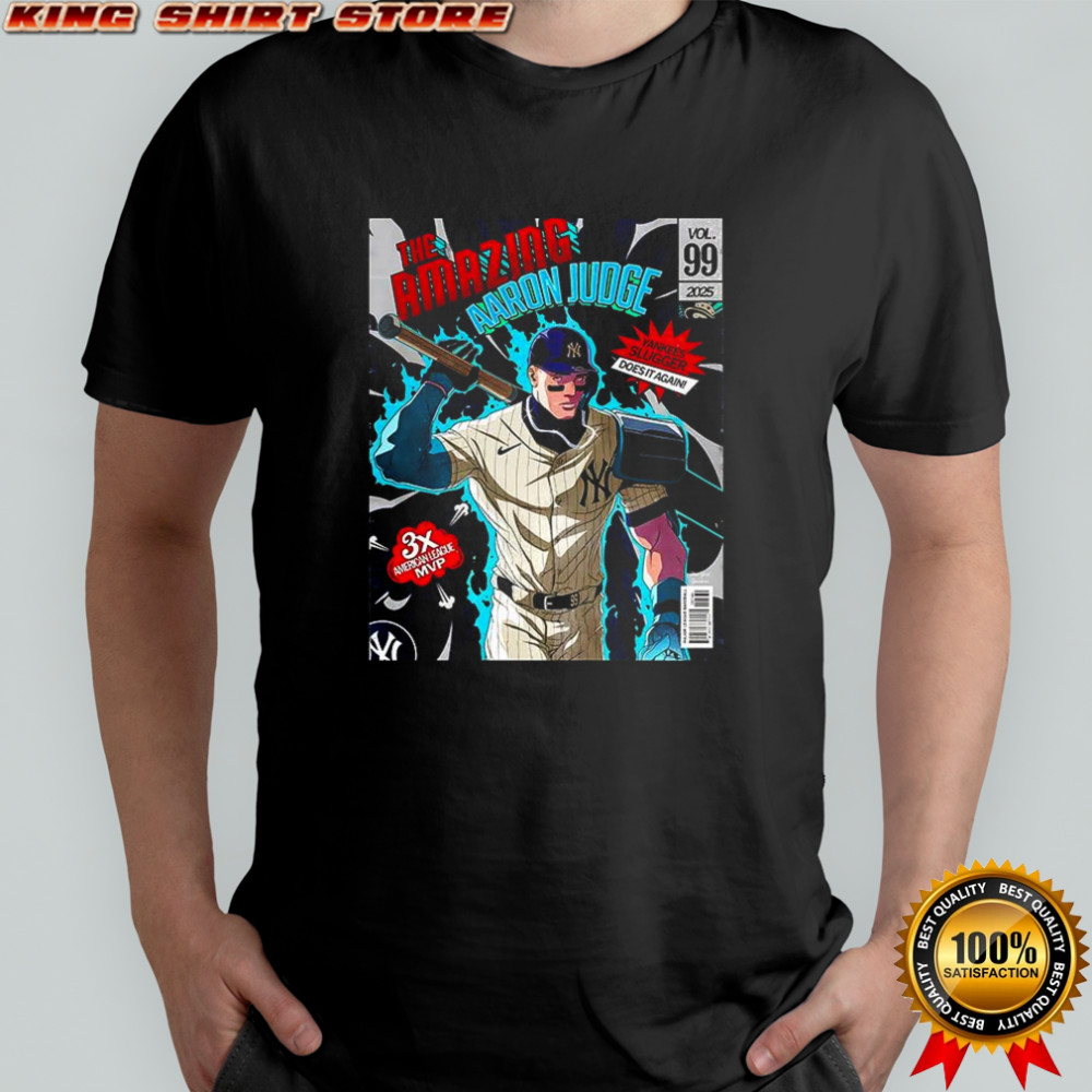Aaron Judge MVP the Amazing comic shirt
