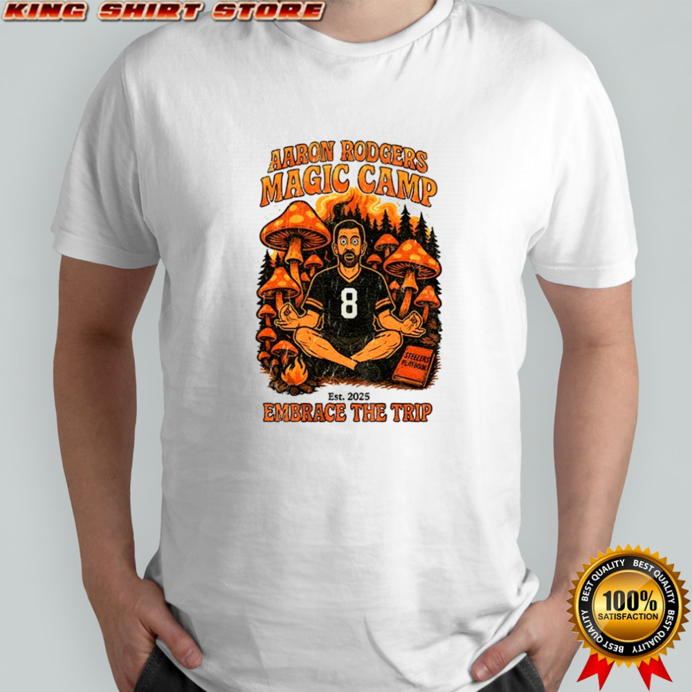 Aaron Rodgers’ Pittsburgh Steelers Magic Camp Embrace the Trip est 2025 vintage shirt