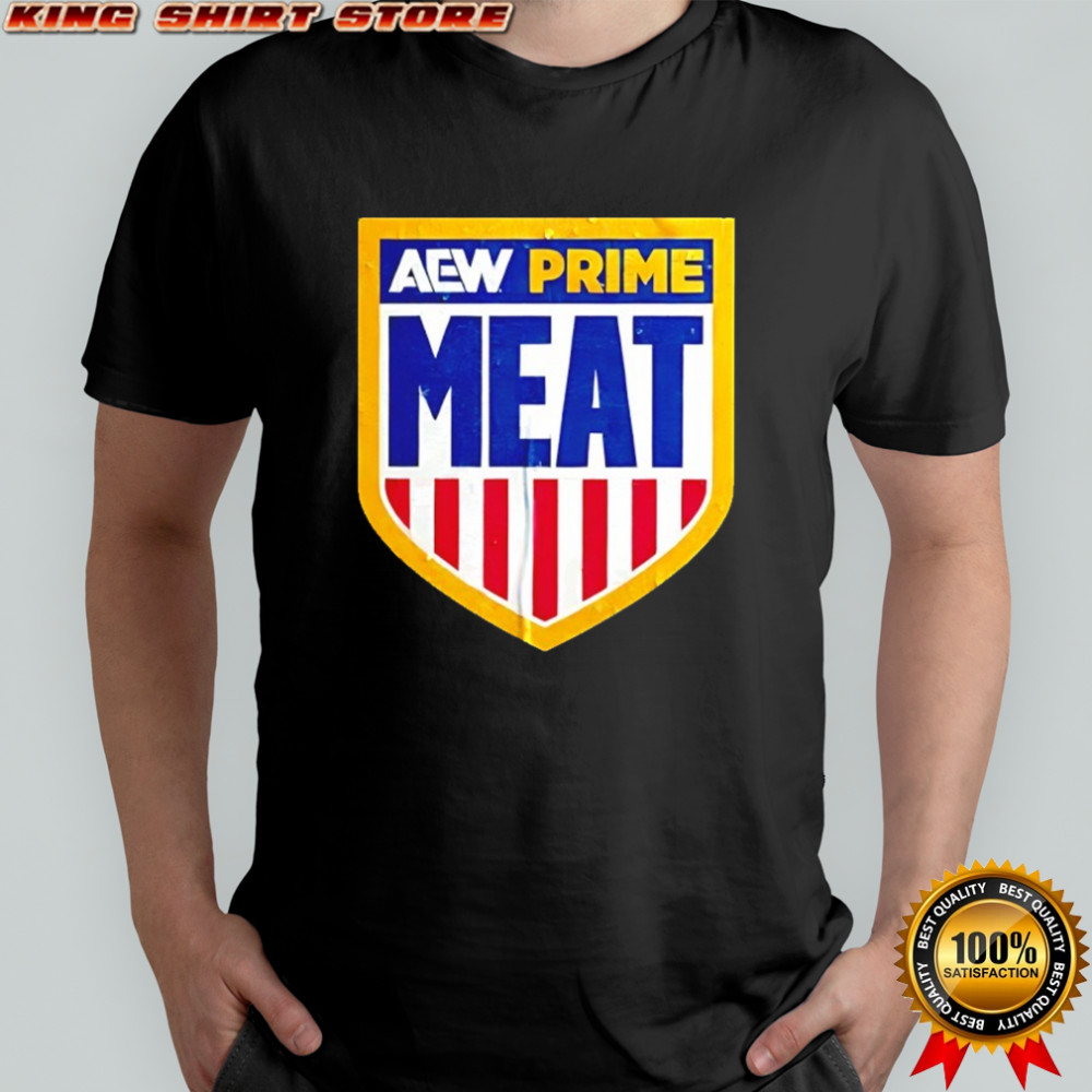 AEW Prime Meat logo shirt