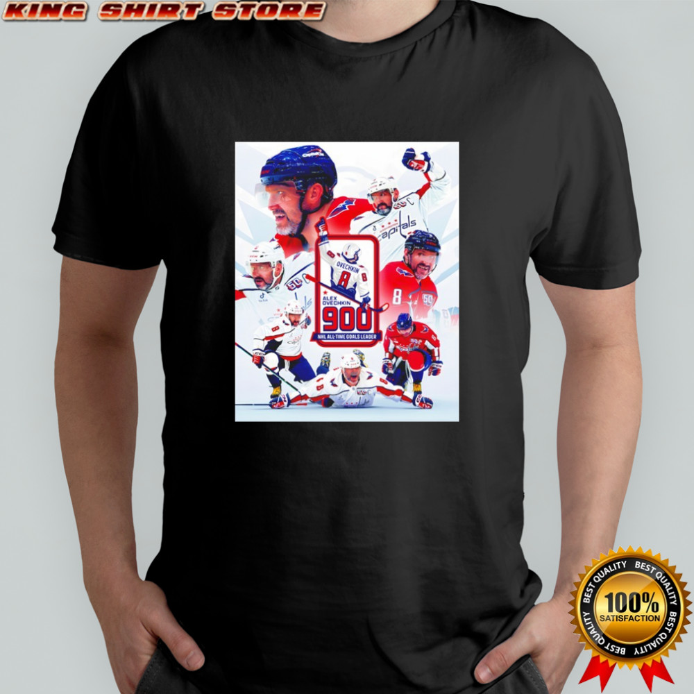 Alex Ovechkin 900 Goals NHL all-time goals leader shirt