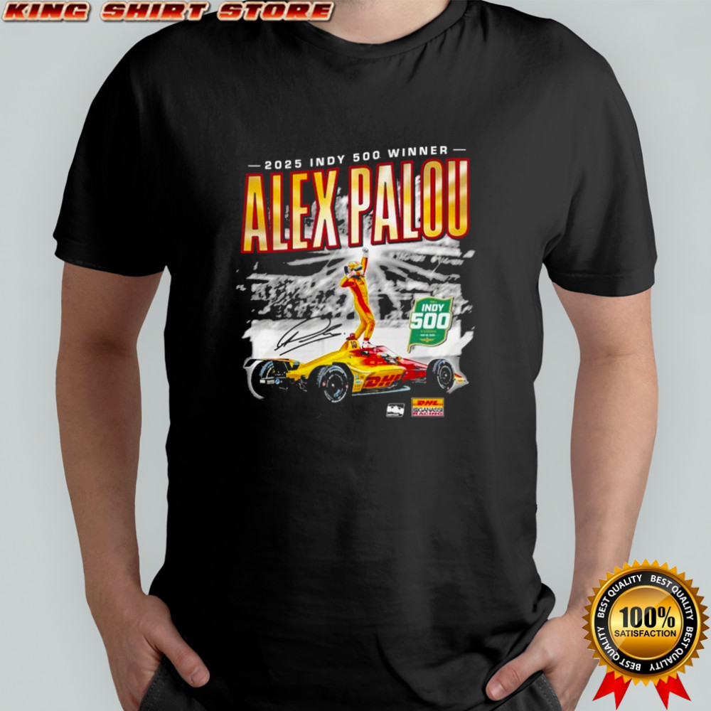 Alex Palou Indianapolis Motor Speedway 2025 Indy 500 Winner Ganassi Racing T-shirt