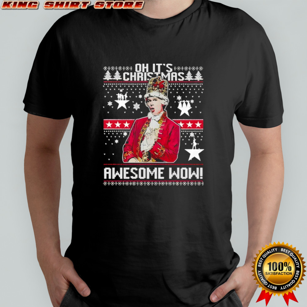 Alexander Hamilton Oh It’s Christmas Awesome Wow Shirt