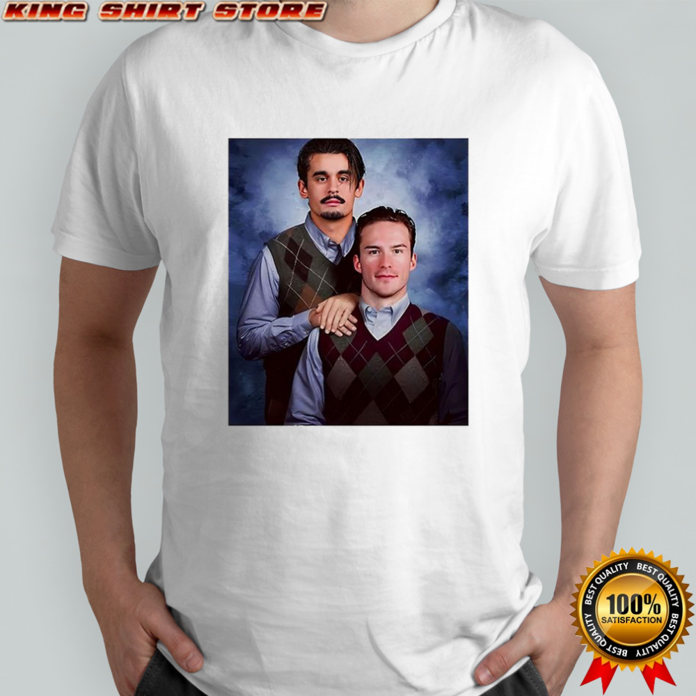 Andrei Svechnikov and Seth Jarvis Carolina Step Brothers shirt