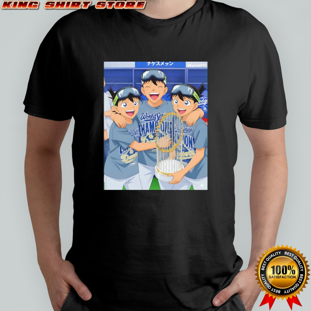 Anime character Los Angeles Dodgers World Series Champions 2025 MLB shirt