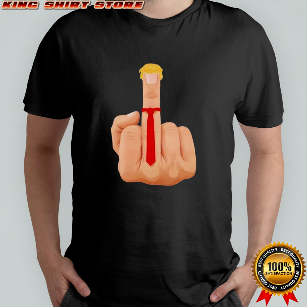 Anti Trump Middle Finger Graphic shirt