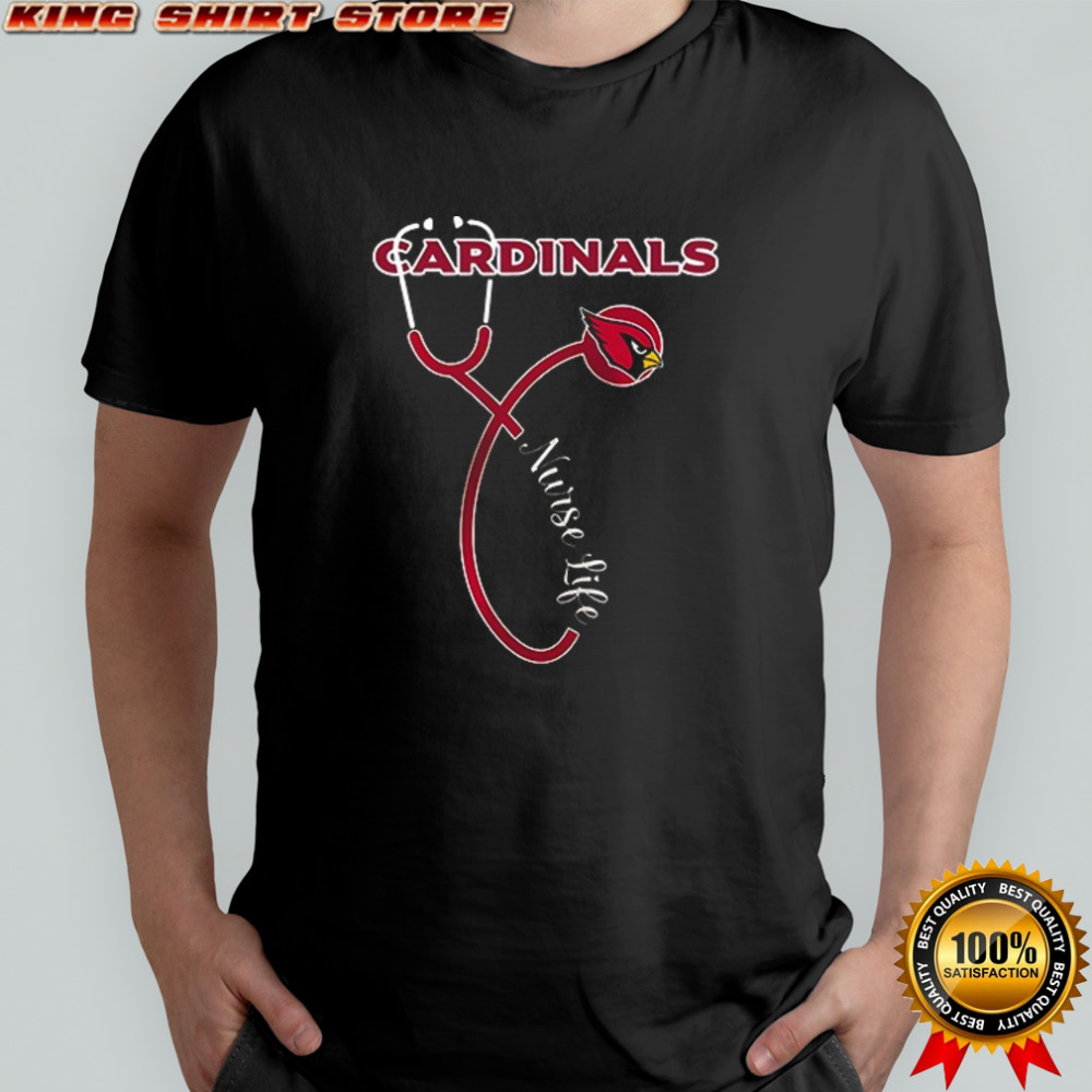 Arizona Cardinals x Nurse life it’s a work of heart shirt