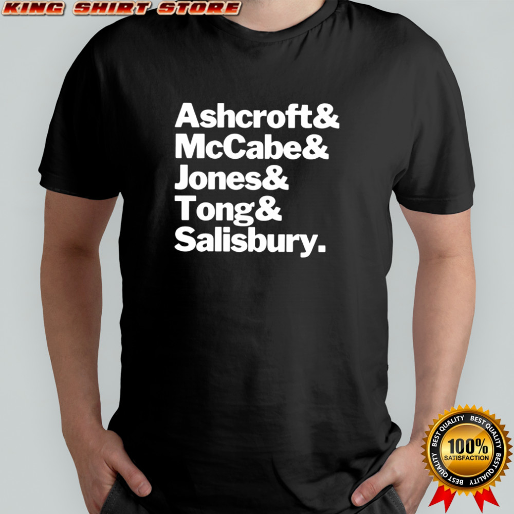 Ashcroft and McCabe and Jones and Tong and Salisbury shirt