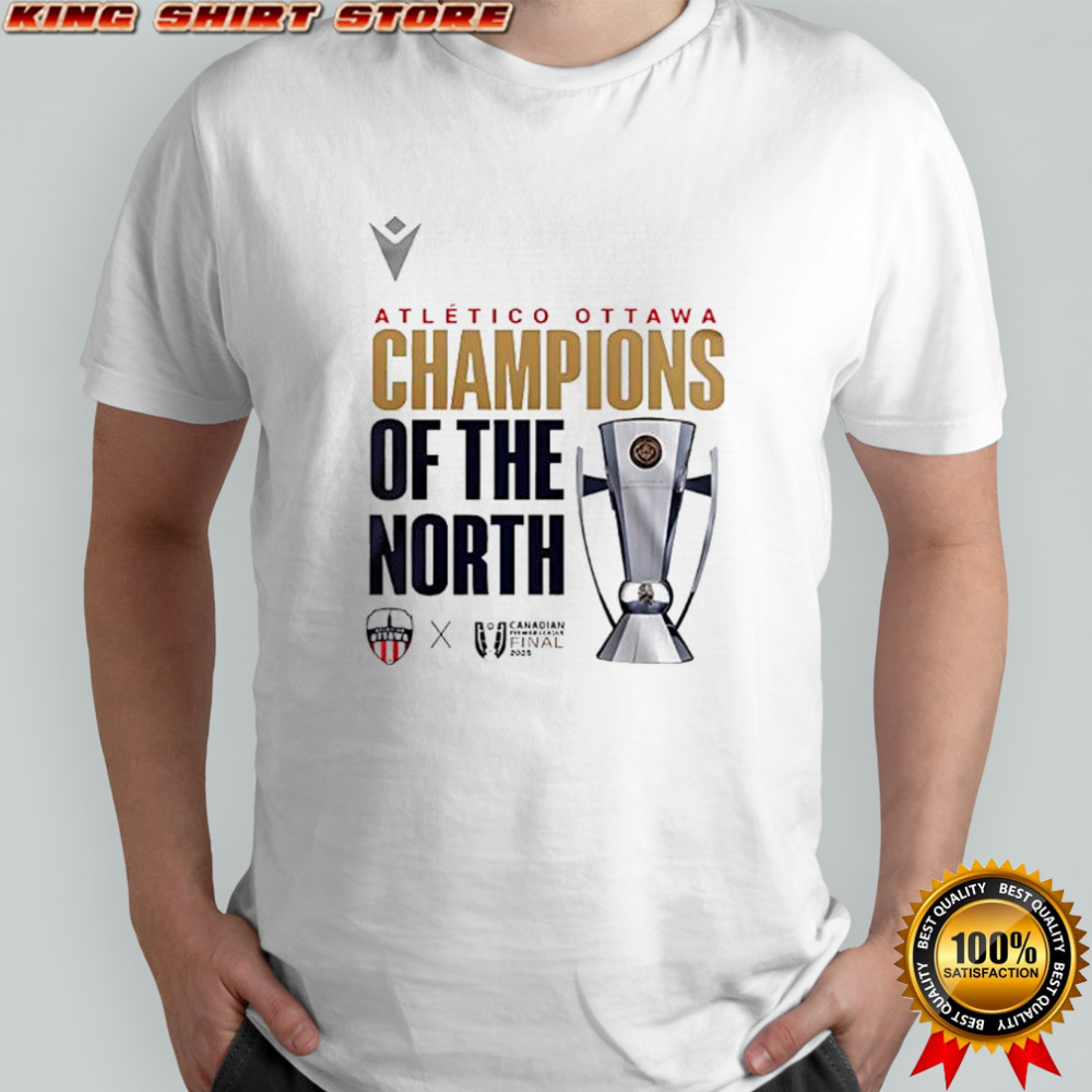 Atlético Ottawa Champions of the North shirt