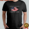 Auburn Tigers x Charlie Kirk a true patriot USA flag logo shirt
