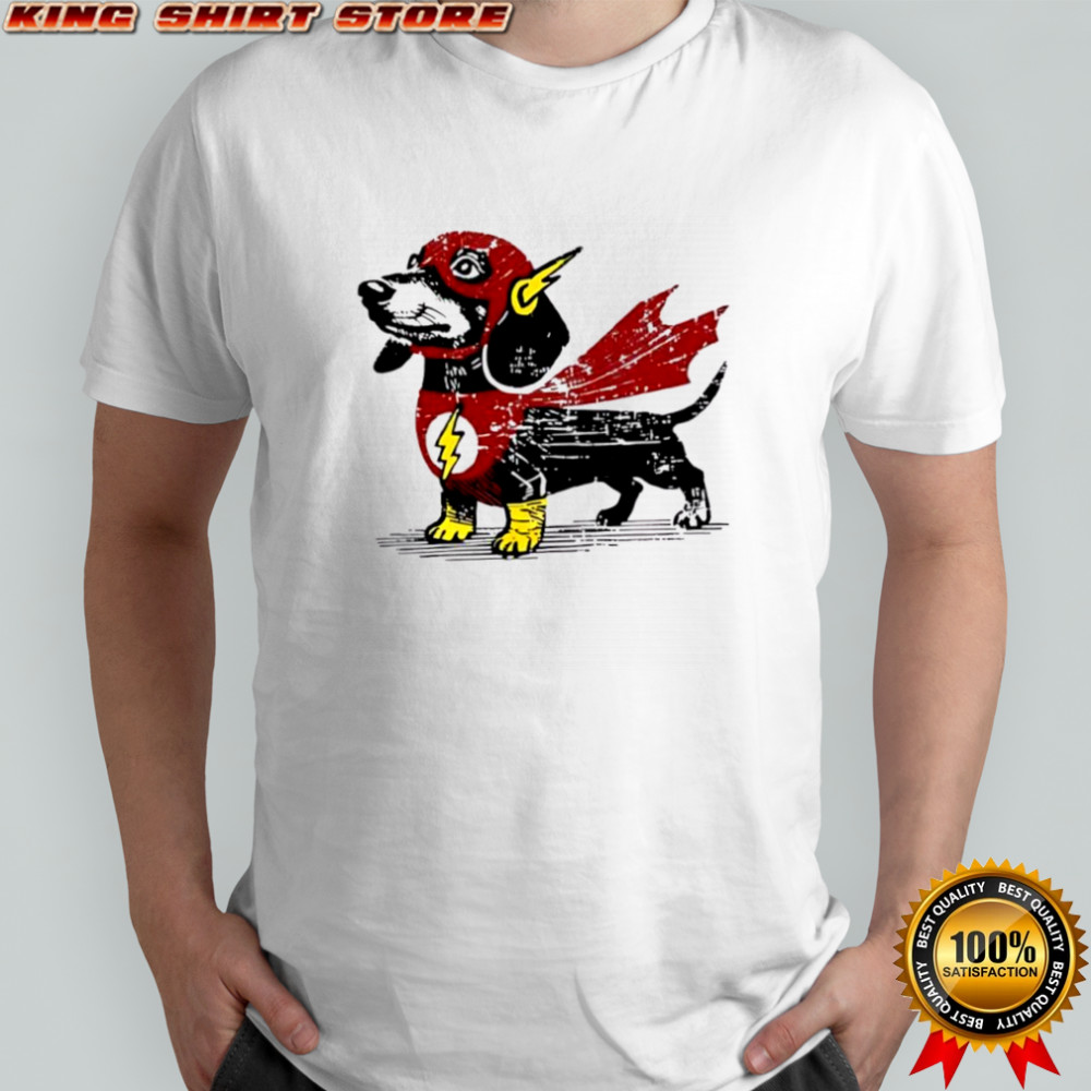 Awesome Dachshund Superhero Funny Wiener Dog shirt