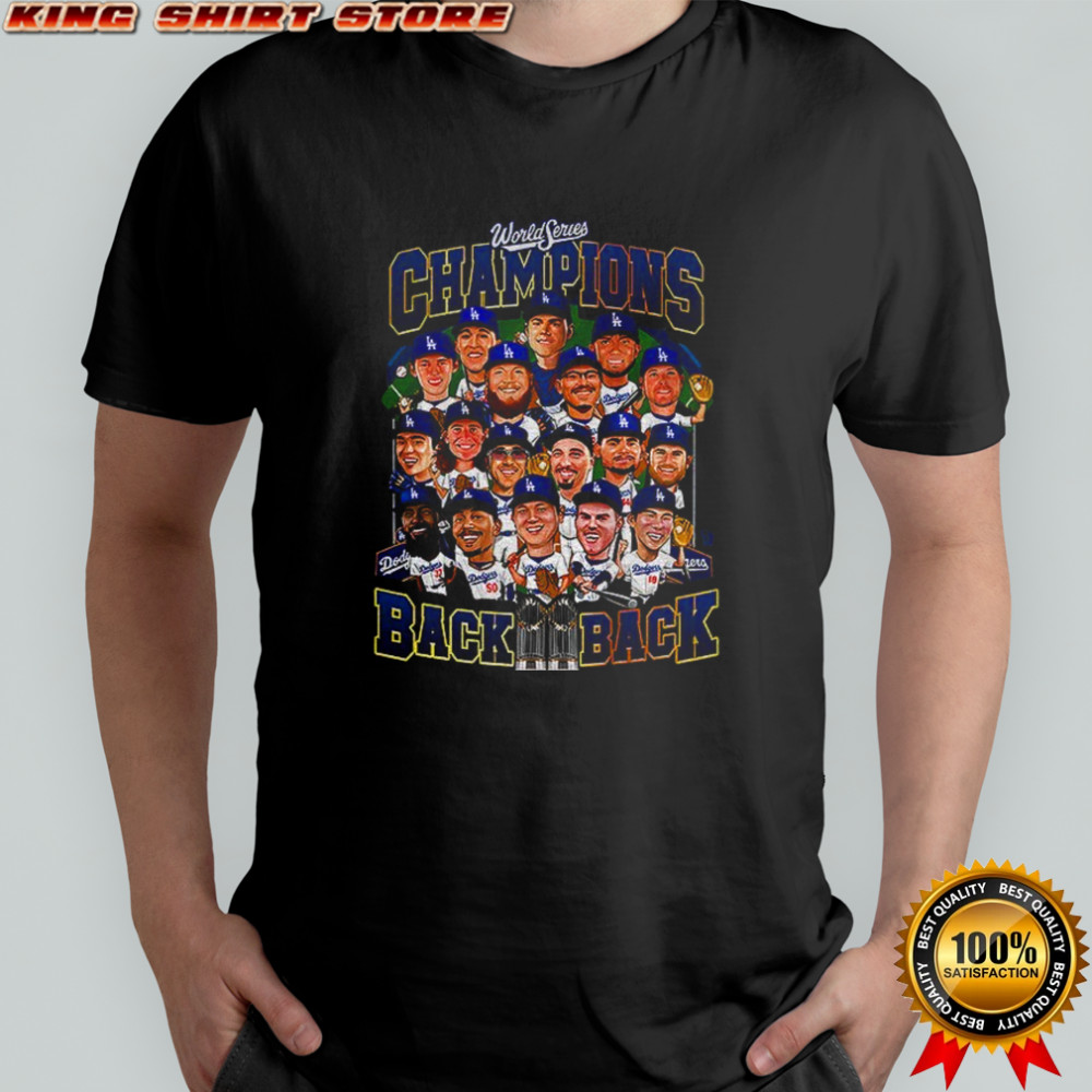 Back 2 Back Champions Los Angeles Dodgers 2025 World Series MLB Players shirt
