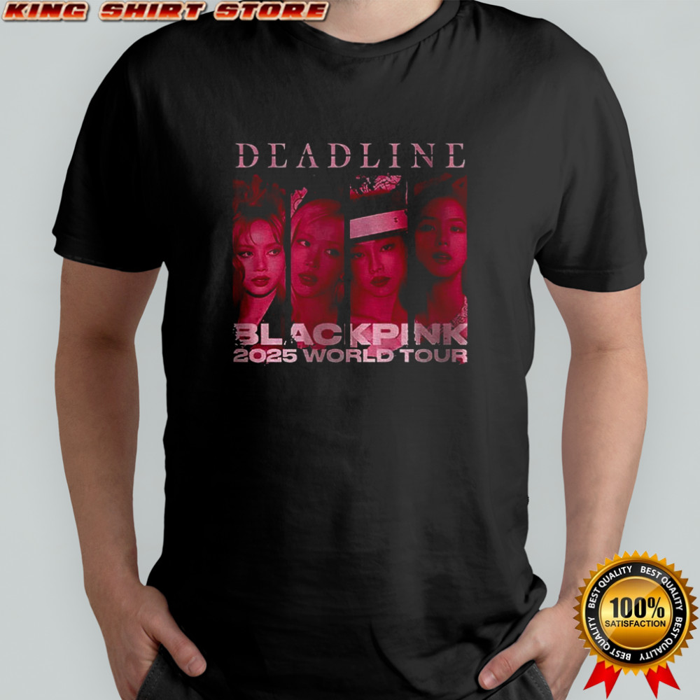 Black Pink Deadline Tour 2025 World Tour shirt
