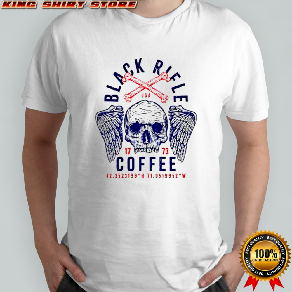 Black Rifle Coffee Company 1773 USA Skull Wings shirt