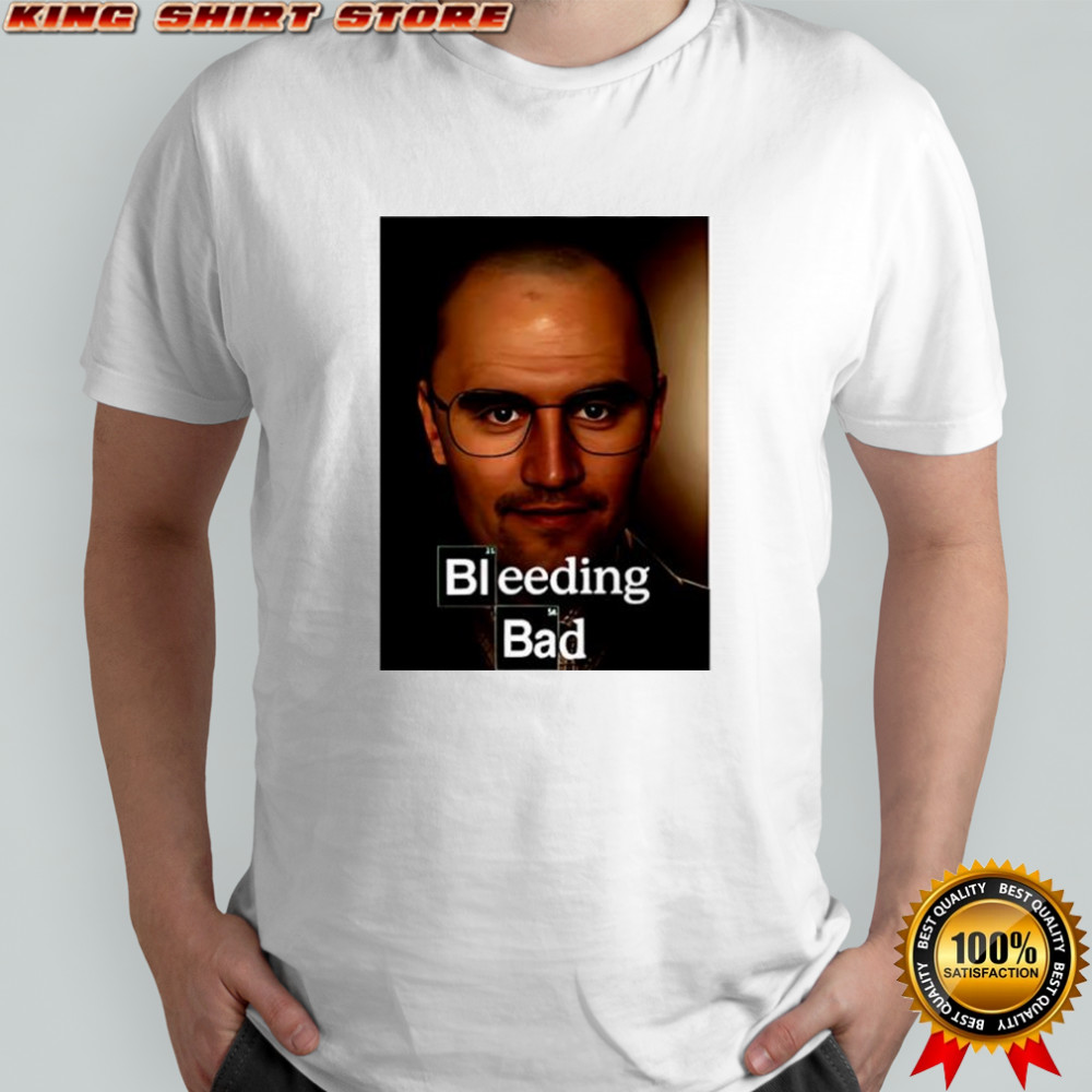 Bleeding Bad the man graphic shirt