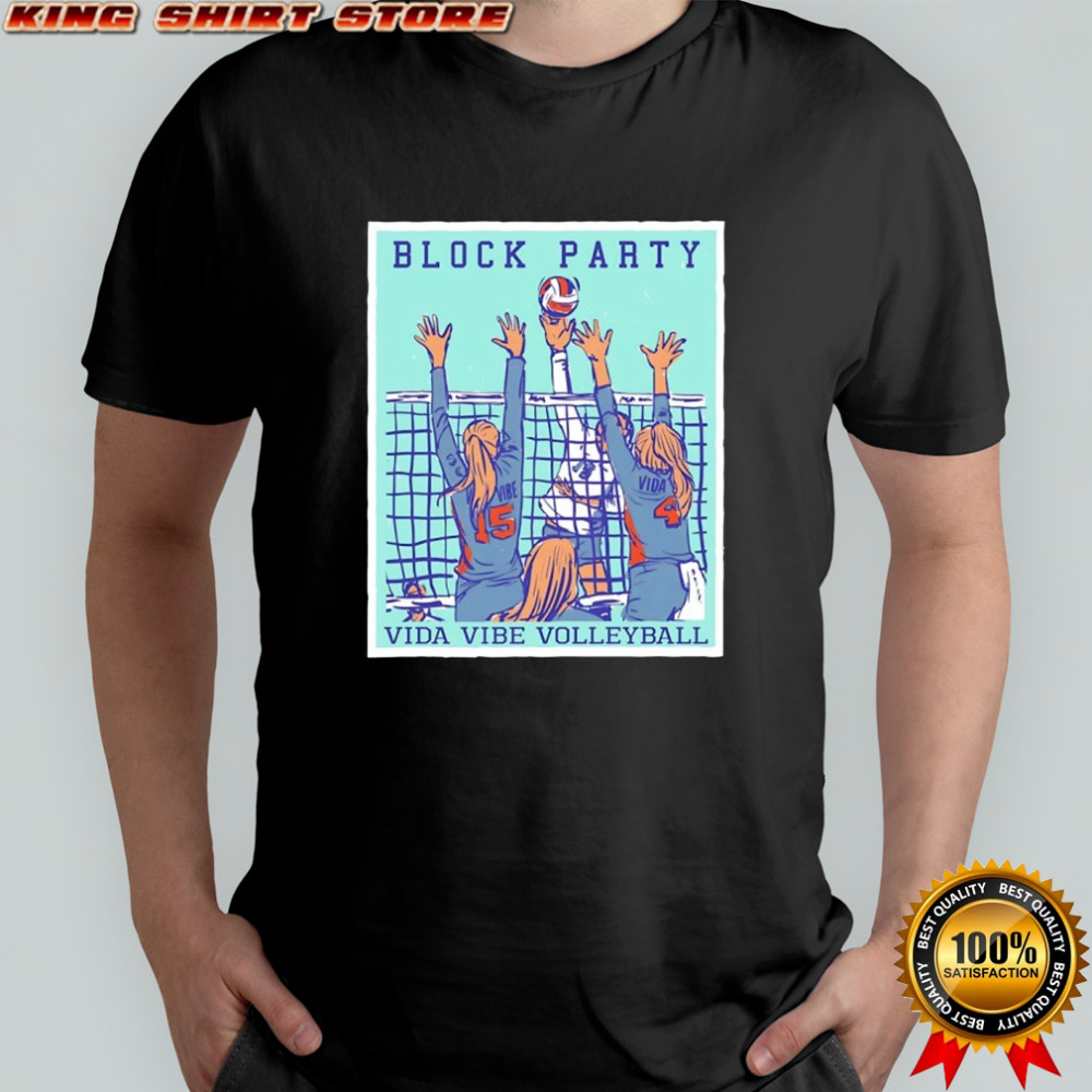 Block party Pura Vida volleyball shirt