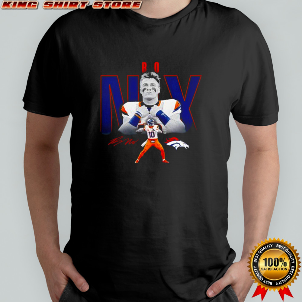 Bo Nix Denver Broncos Humble Shadow Player Graphic shirt