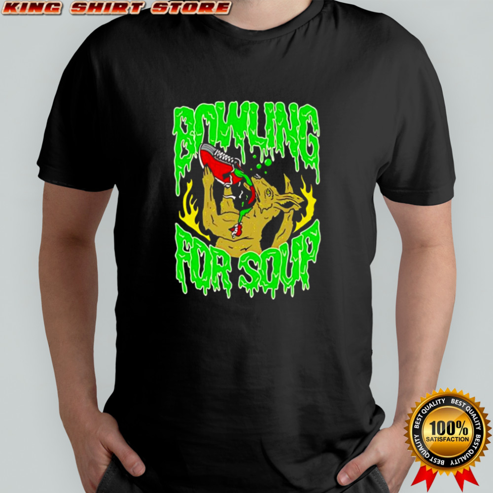 Bowling for Soup rhinoceros bowling shoe logo shirt